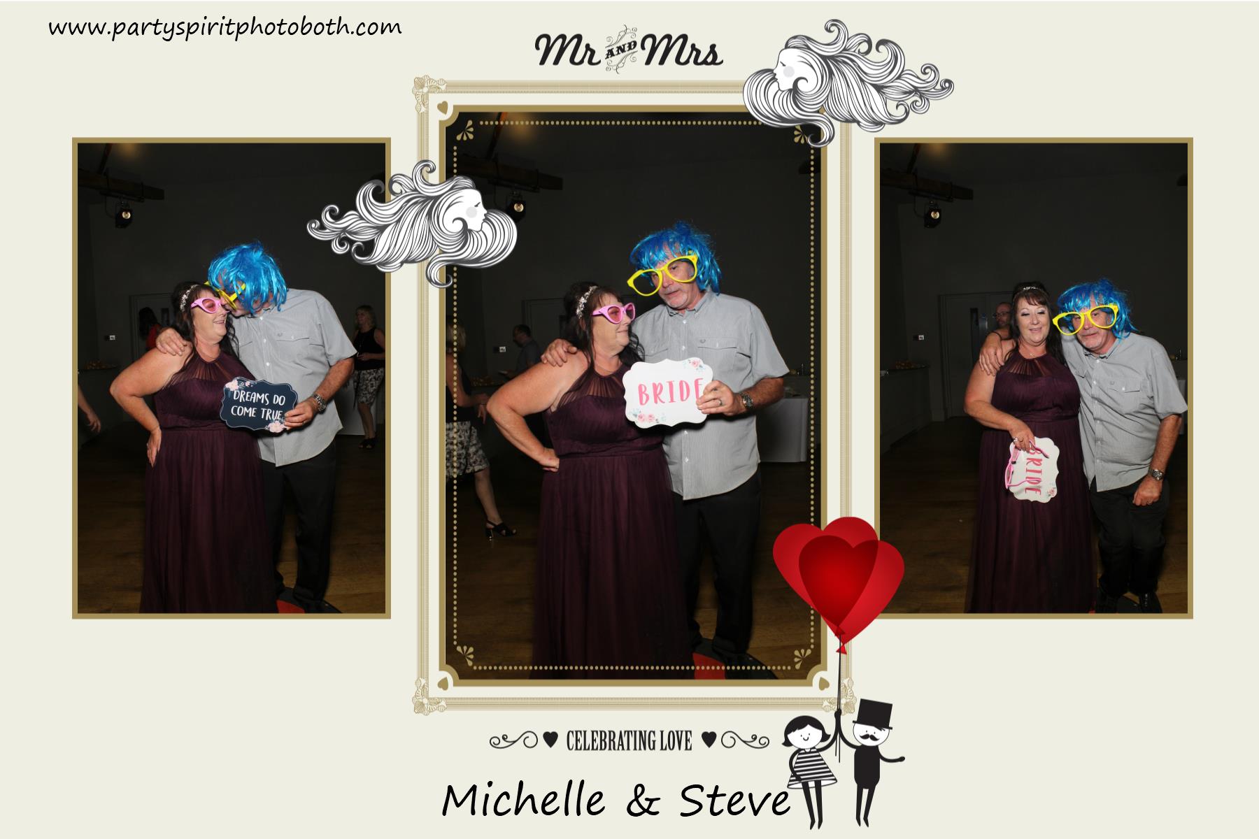 Michelle & Steve Wedding | View more photos from the event at gallery.partyspiritphotobooth.com/u/PartySpiritPhotoBooth/Michelle-Steve-Wedding